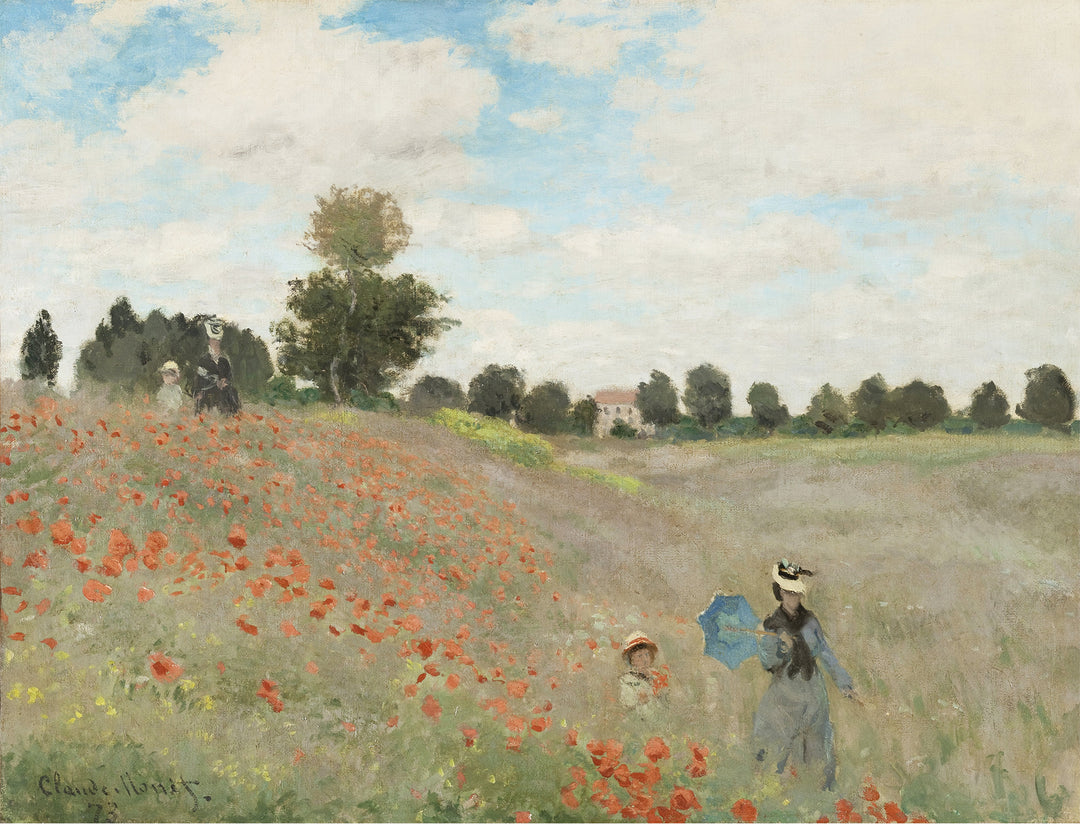 Campo de amapolas, Monet