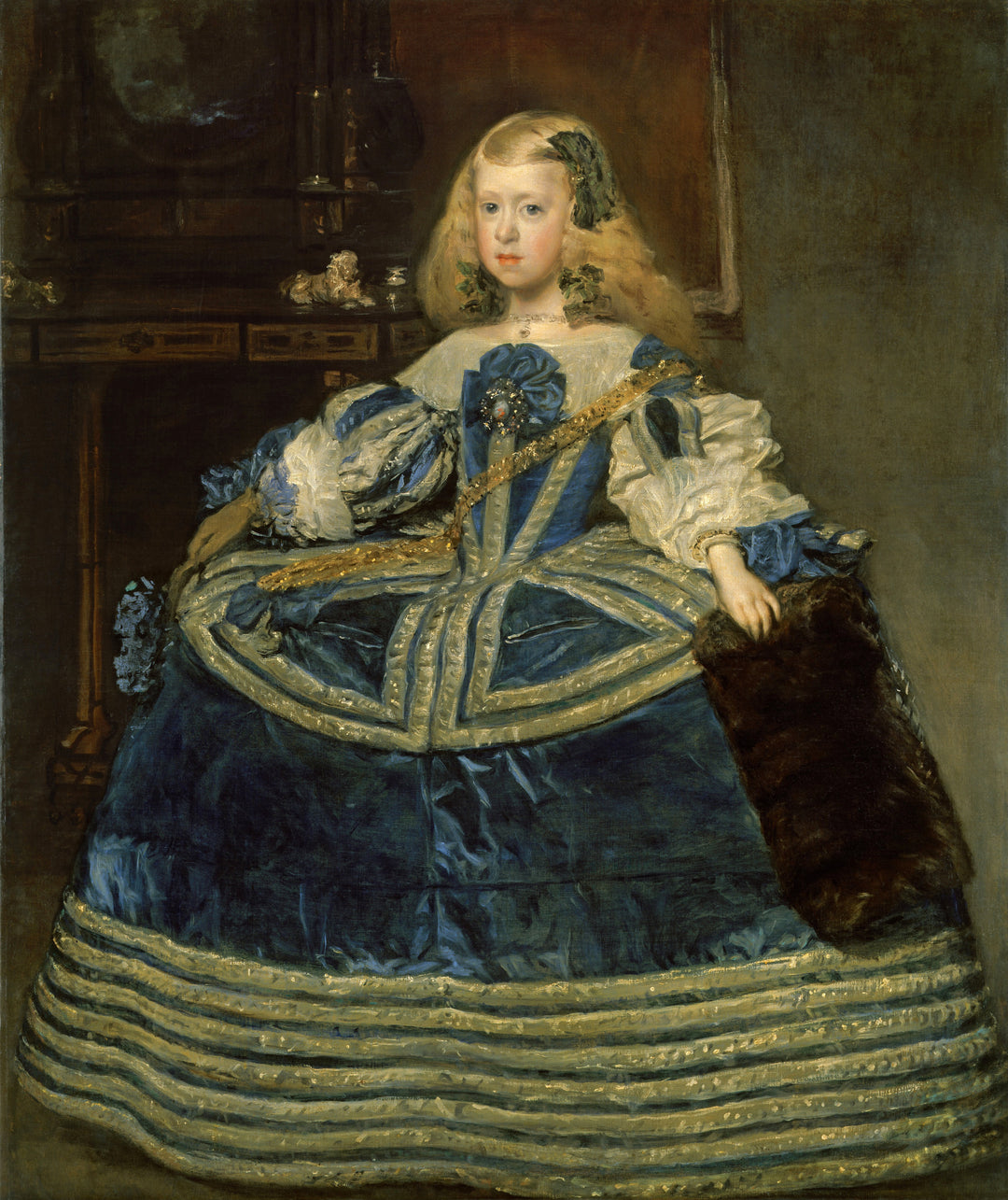 La infanta Margarita en azul, Diego Velázquez