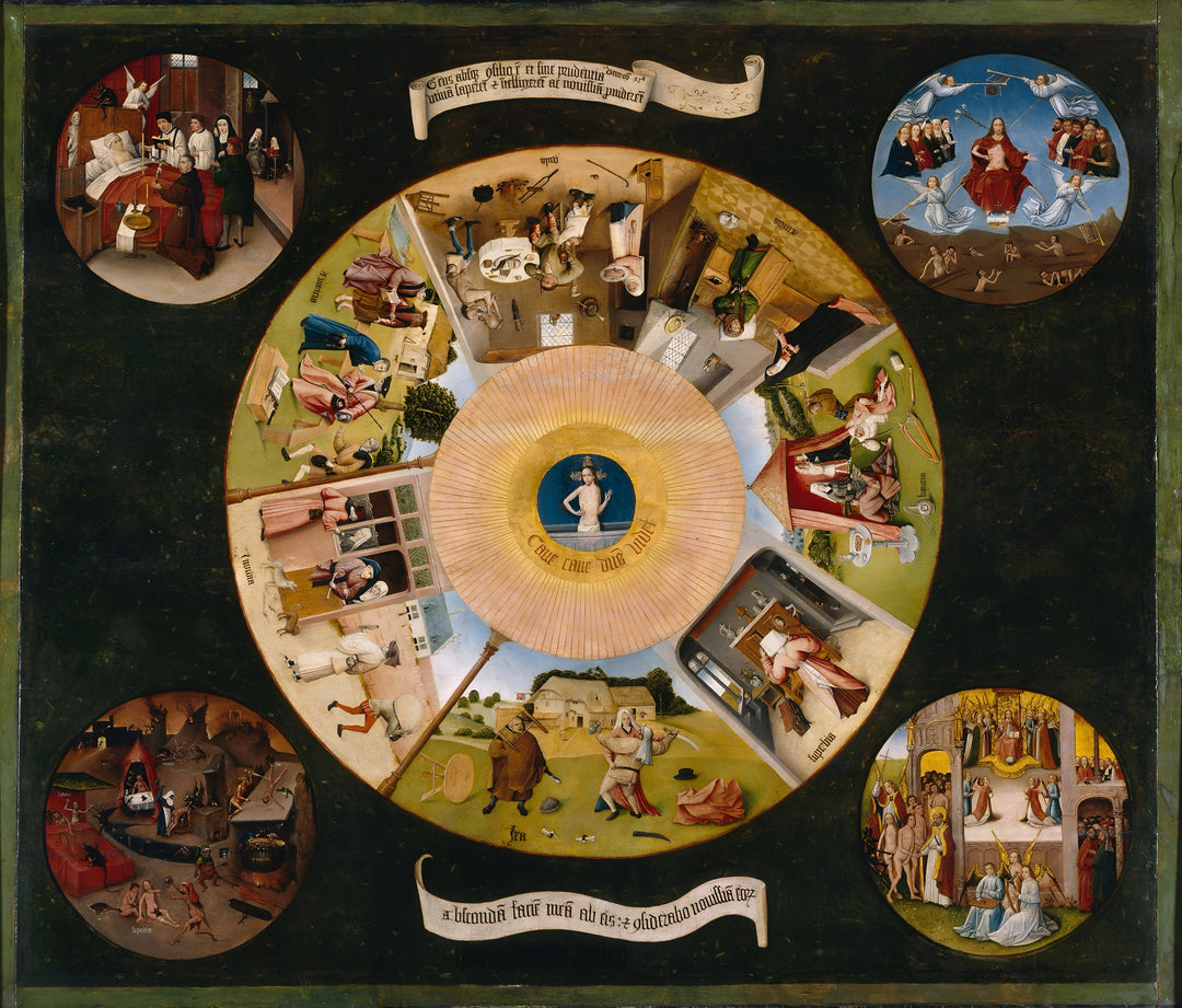 Mesa de los pecados capitales, El Bosco