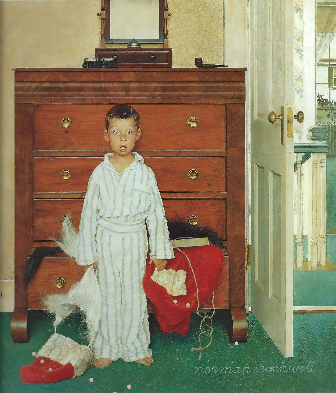 El descubrimiento, Norman Rockwell