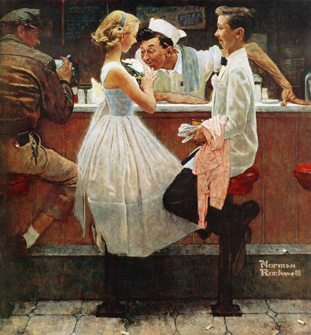 Después del baile de graduación, Norman Rockwell