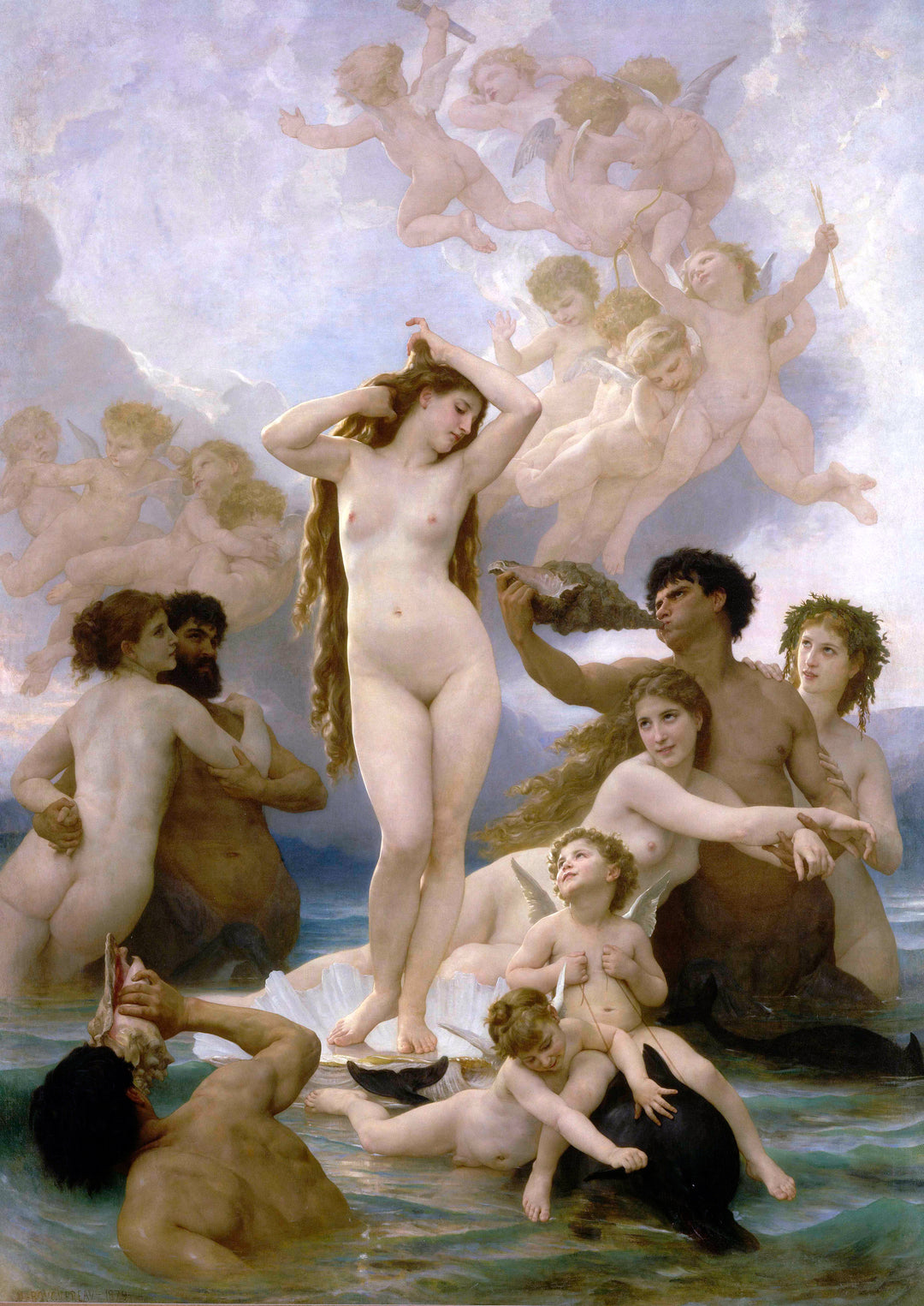 El nacimiento de Venus, Bouguereau