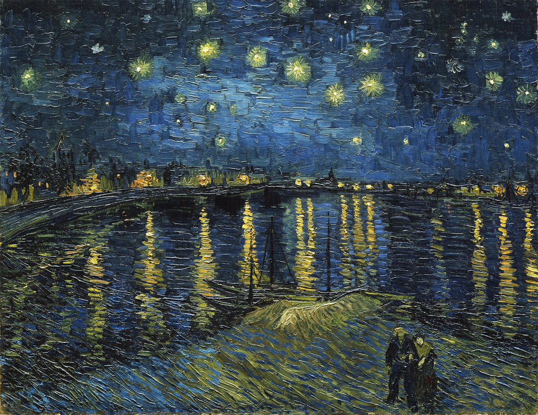 Noche estrellada sobre el Ródano, Van Gogh
