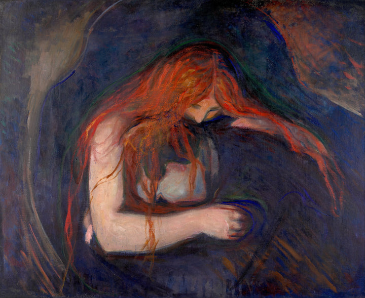 Amor y dolor (Vampiro), Edvard Munch