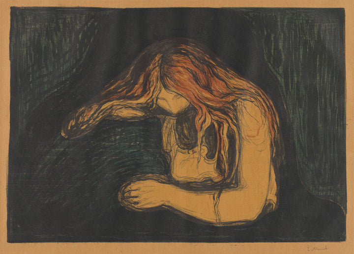 Amor y dolor (Vampiro), Edvard Munch