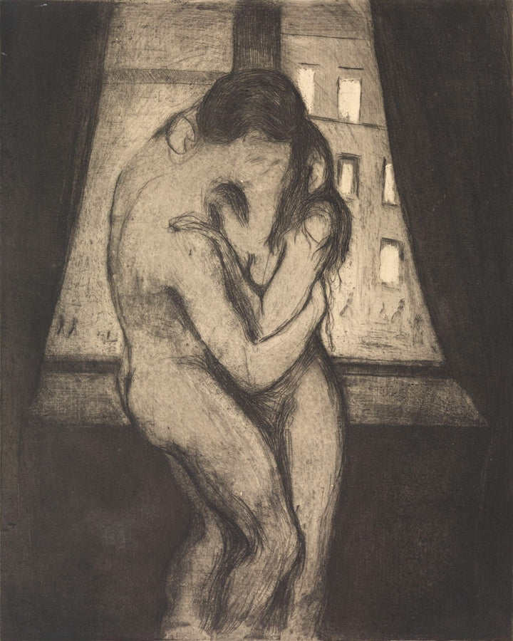El beso, Edvard Munch