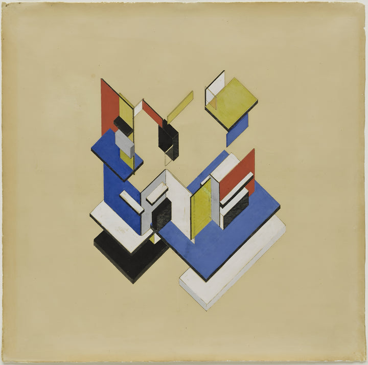 Proyecto de contra-construcción (axonométrico) - Theo van Doesburg