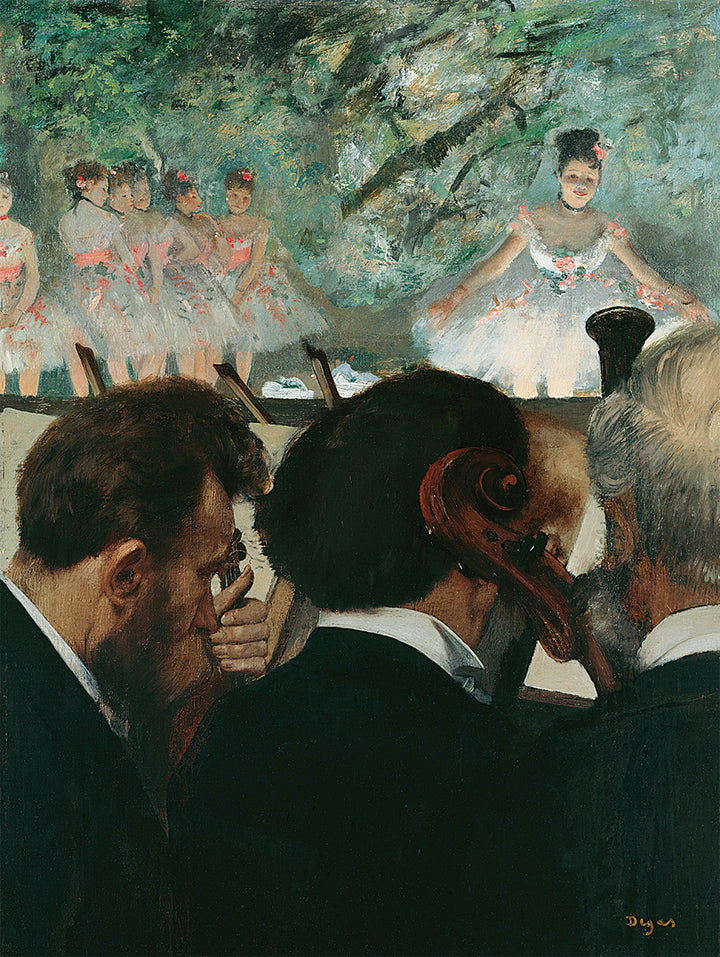 Músicos de la orquesta - Edgar Degas