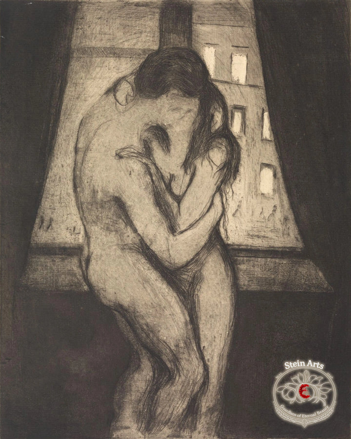 El beso, Edvard Munch