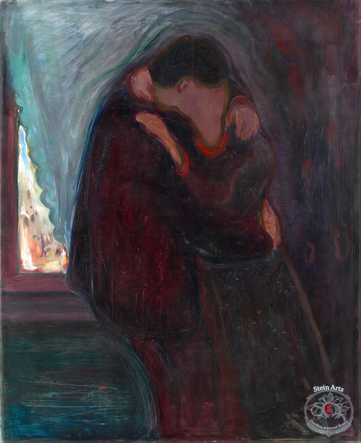 El beso, Edvard Munch