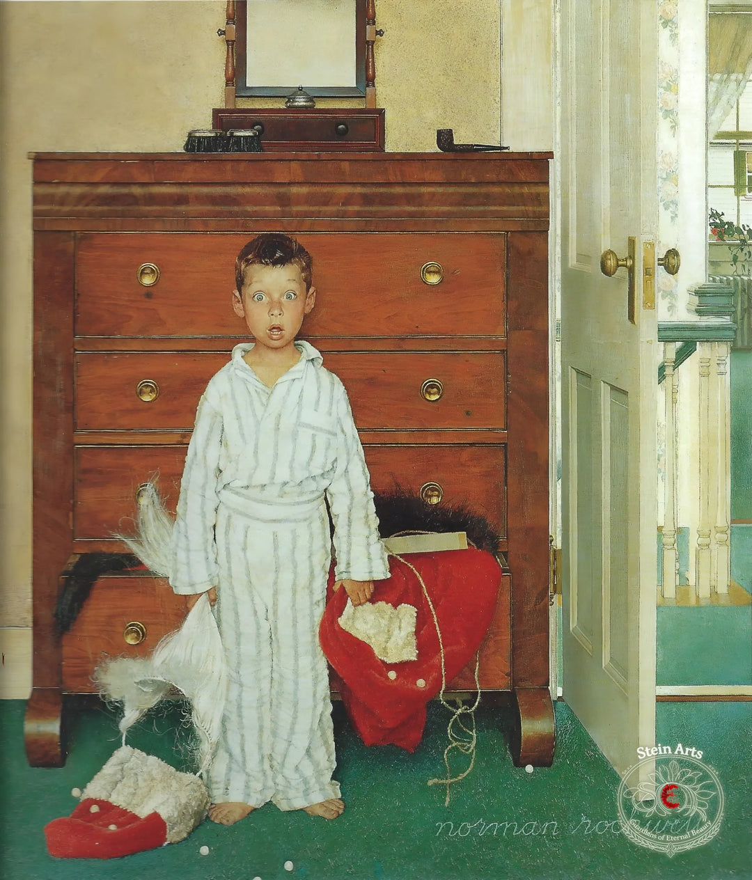 El descubrimiento, Norman Rockwell