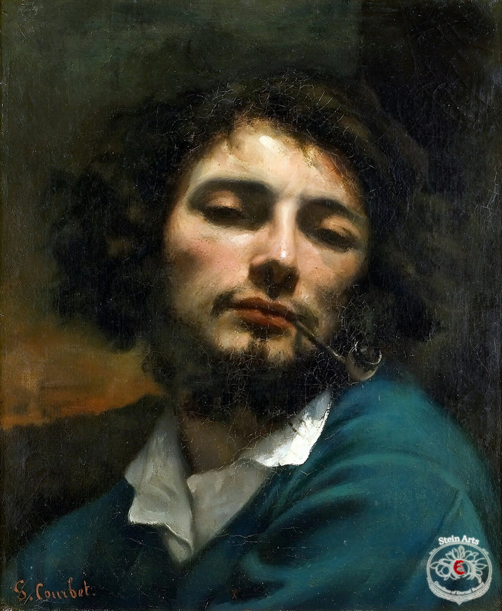 El hombre con la pipa, Gustave Courbet