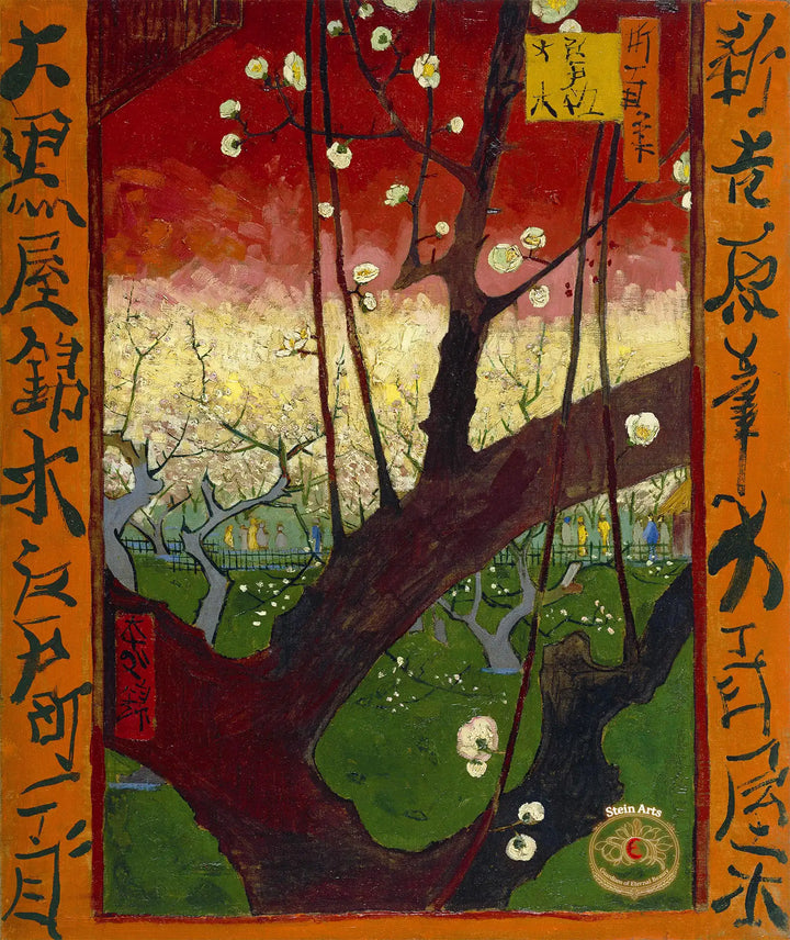 Huerto de ciruelos en flor, Van Gogh
