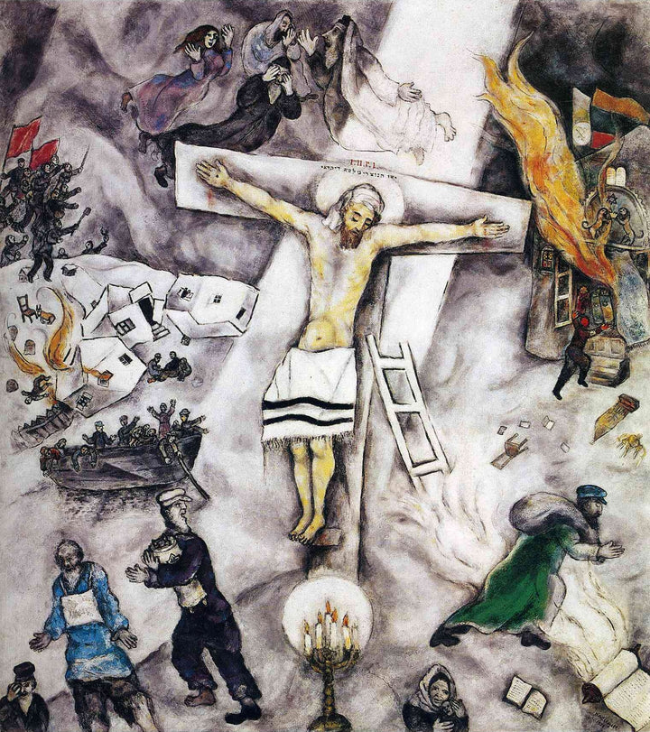 La crucifixión blanca - Chagall