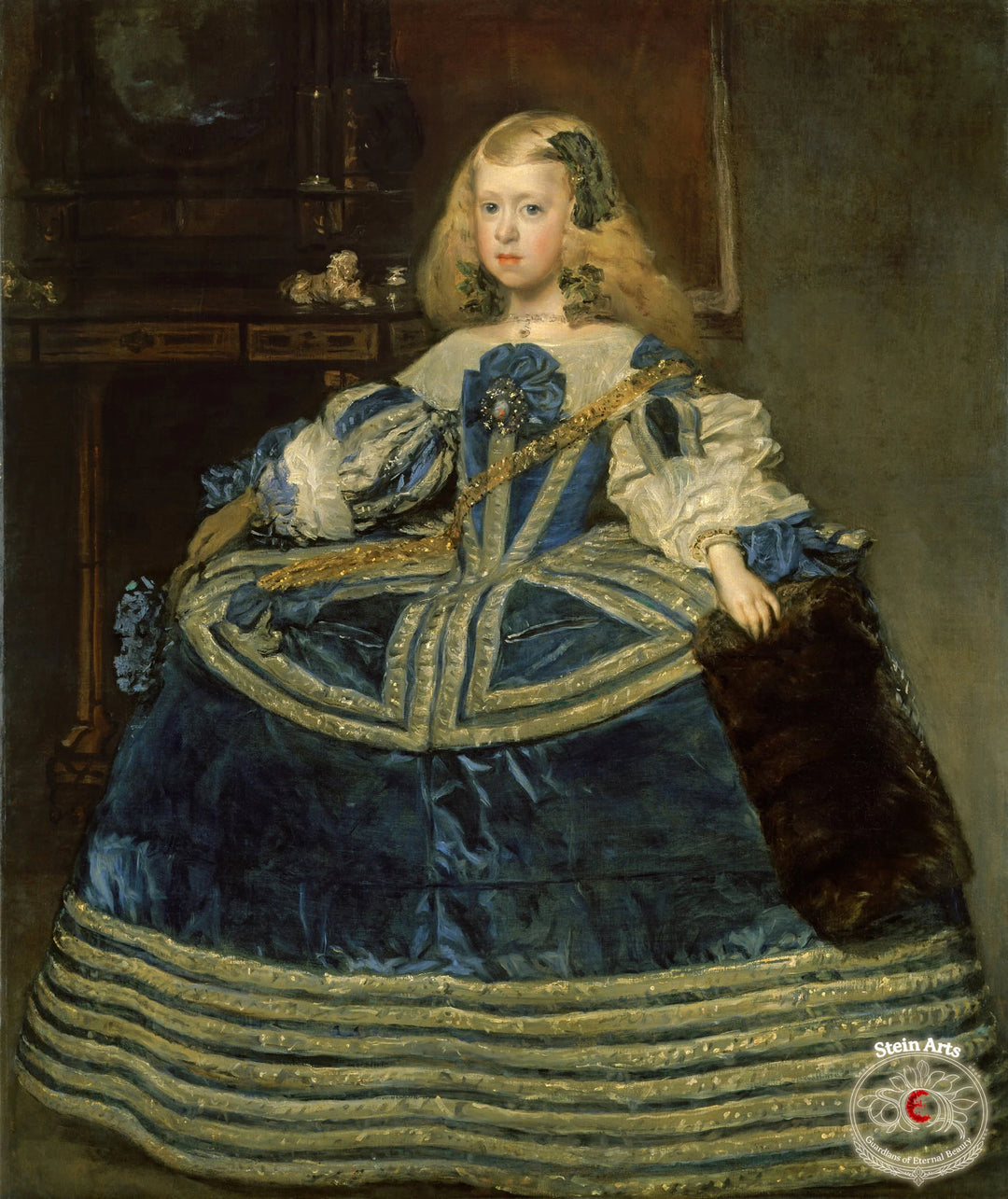La infanta Margarita en azul, Diego Velázquez