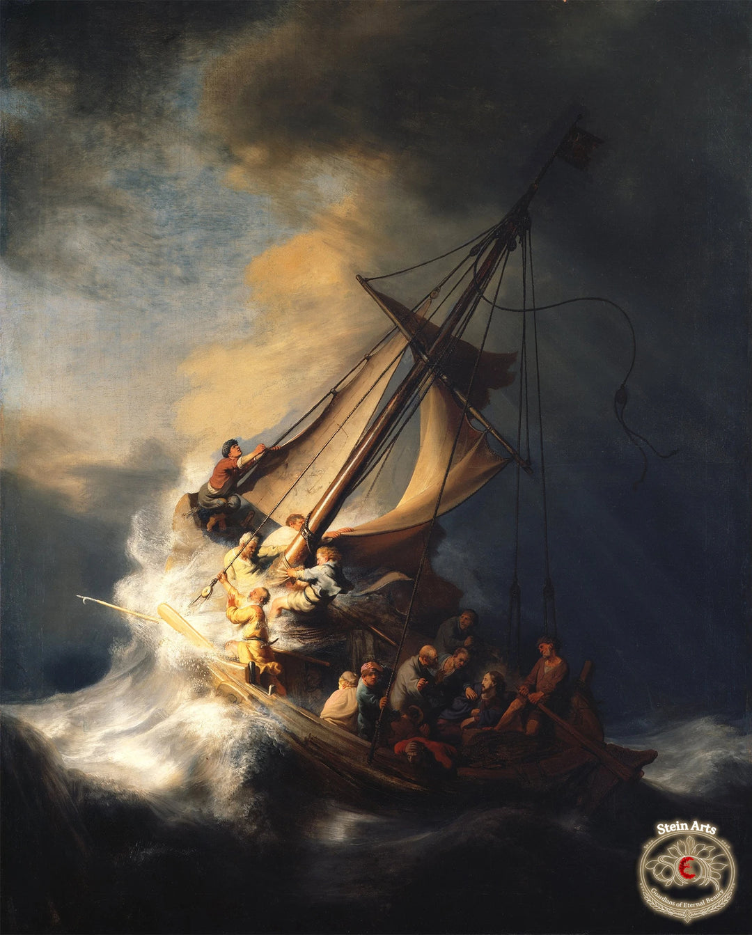 La tormenta en el mar de Galilea, Rembrandt