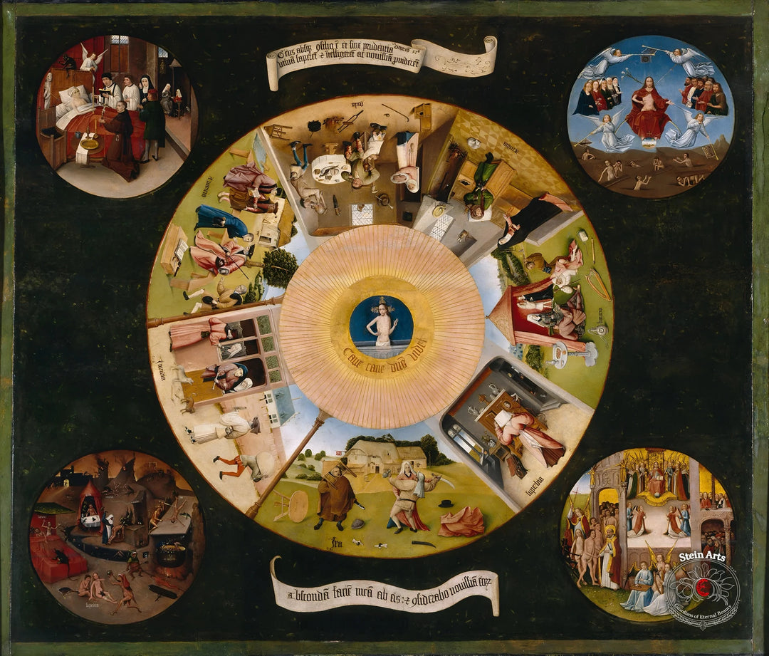 Mesa de los pecados capitales, El Bosco
