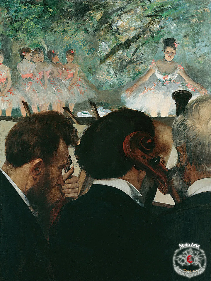 Músicos de la orquesta, Edgar Degas