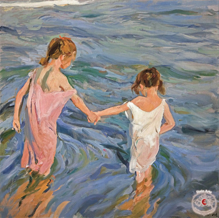 Niñas en el mar, Joaquín Sorolla
