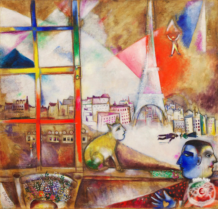París a través de la ventana, Chagall