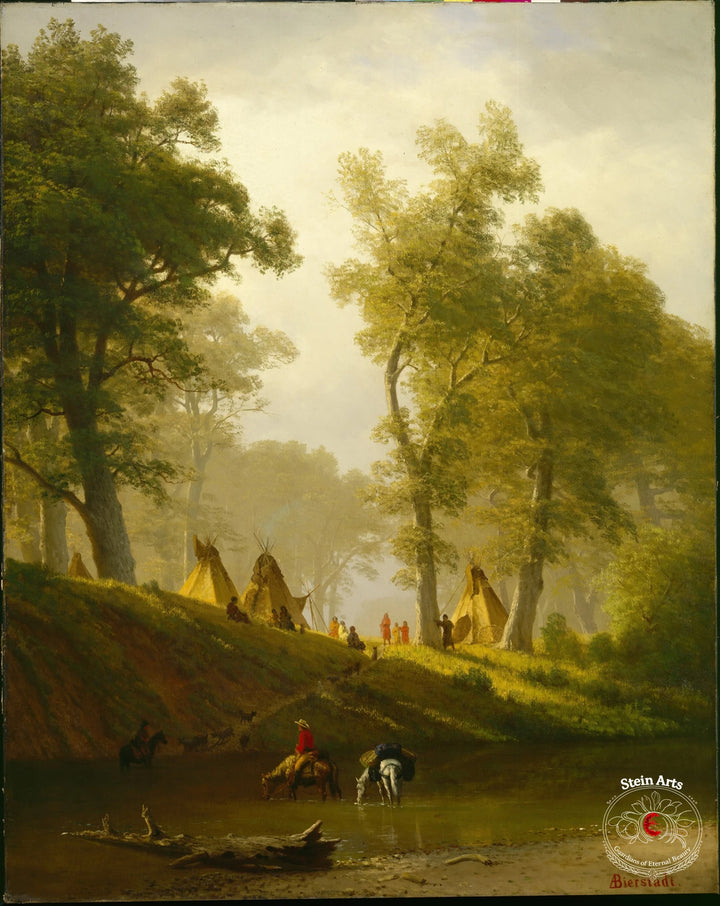 Río Lobo en Kansas, Albert Bierstadt